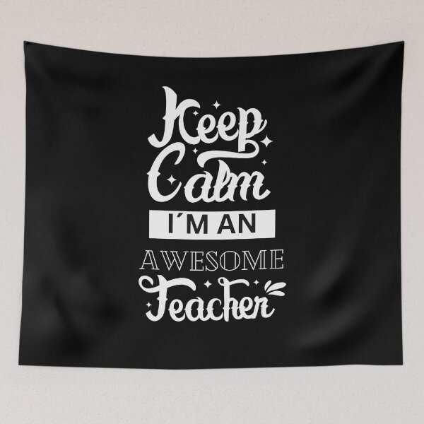 Item preview, keep calm I'm an awesome teacher, best teacher, teacher of the year designed and sold by lollprints.