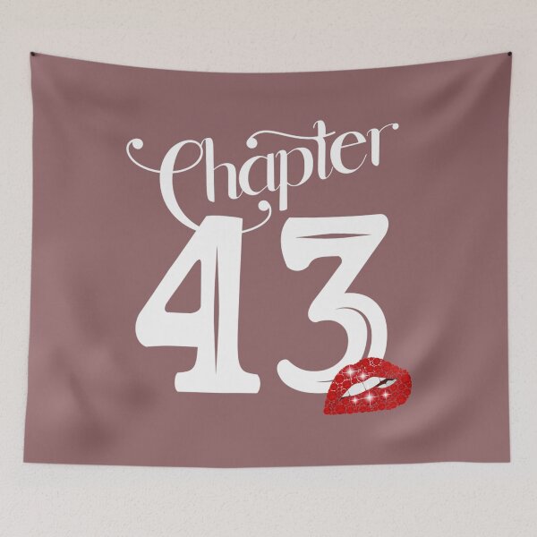 Item preview, Chapter 43, 43th Birthday, Lips Chapter 43 Years Old 1977 	 	 designed and sold by ouqvqusdcp11.