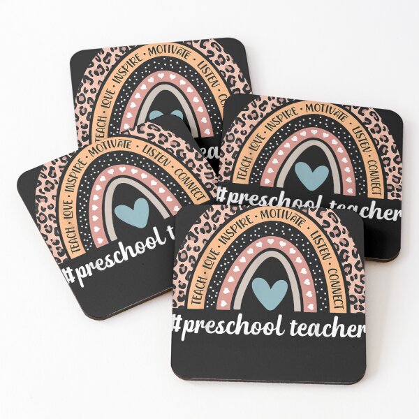 Item preview, Funny Preschool Teacher Rainbow Leopard PreK Teacher designed and sold by Angela Cartwright.