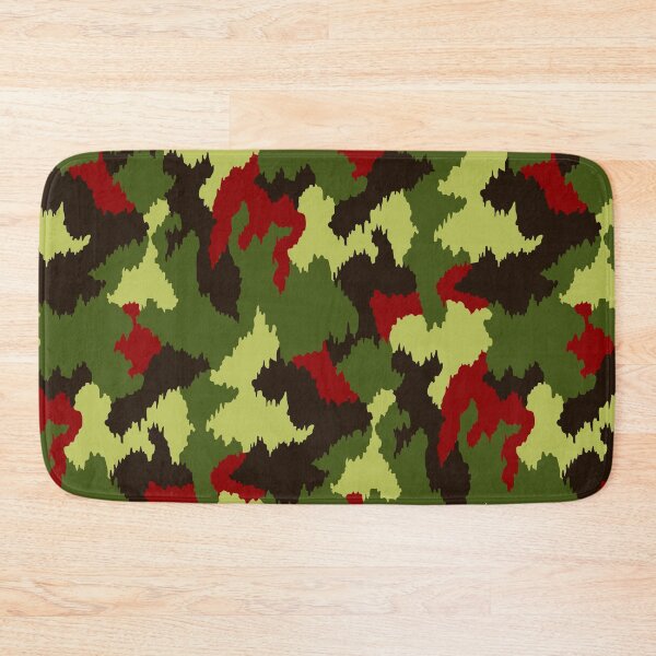 Item preview, Neon Modern Paint Brush Green Forest Camouflage Pattern designed and sold by camostore23.