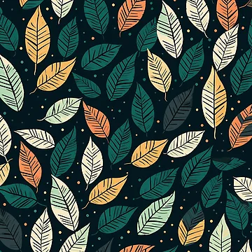 Artwork thumbnail, Colorful Leaves by InfinityPattern