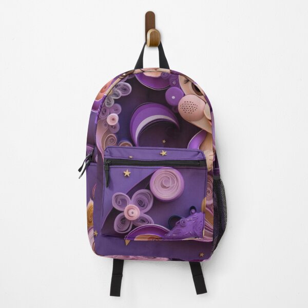 Item preview, Cute cartoon monkey made of paper on purple background. Top view designed and sold by aiphotosart.
