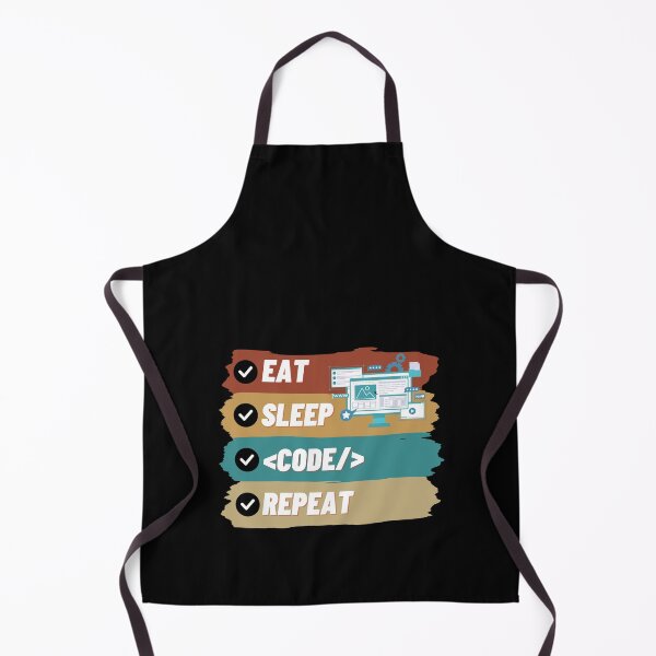 Item preview, Eat Sleep Code Repeat Funny  designed and sold by BarDesign.