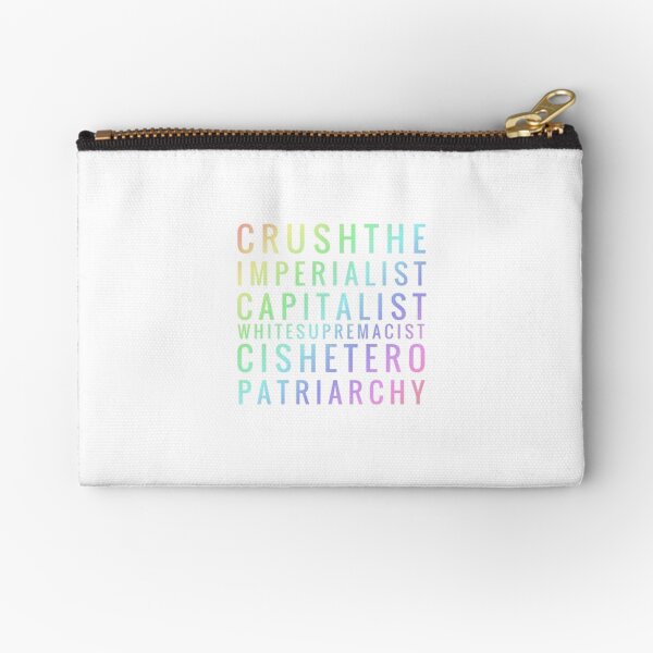 Item preview, Crushtheimperialistcapitalistwhitesupremacistcisheteropatriarchy - rainbow designed and sold by thespyglass.