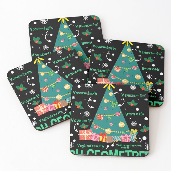 Item preview, Math Christmas Geometry Mathematic Lover Nerd Teacher Funny Premium  designed and sold by AndaAllison.