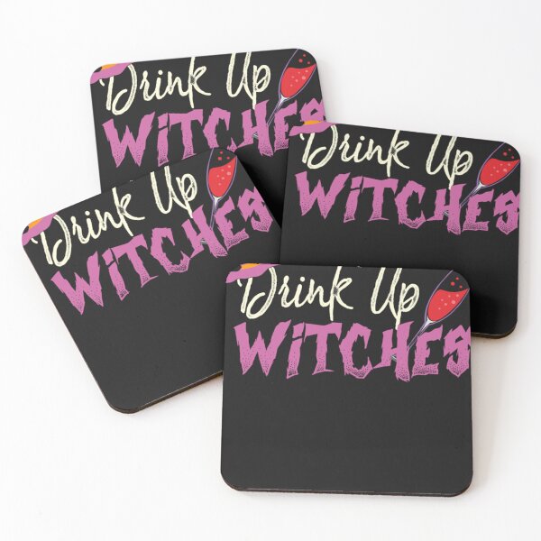Item preview, Drink up Witches funny Halloween witch slogan red wine party  designed and sold by BridgetteCross2.