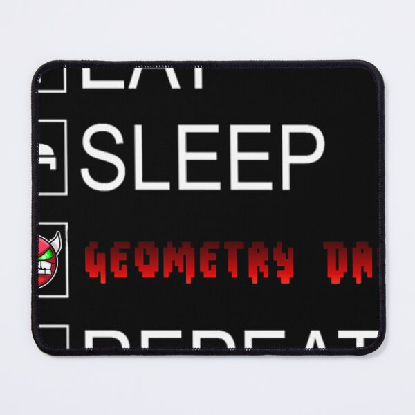 Item preview, Eat Sleep Geometry Dash Repeat Coloured designed and sold by WylderPaddock.