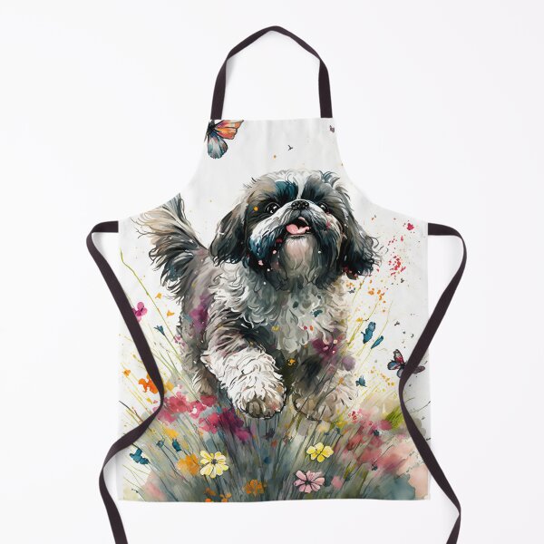 Item preview, Blooming Tails: Shih Tzu Delight, Shih Tzu Squad, dog lover. designed and sold by im9creative.