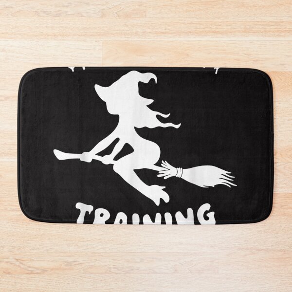Item preview, Flying Witch with Broomstick, Halloween Witch In Training  designed and sold by BridgetteCross2.