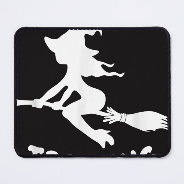 Item preview, Flying Witch with Broomstick, Halloween Witch In Training designed and sold by BridgetteCross2.