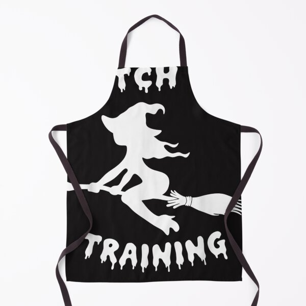 Item preview, Flying Witch with Broomstick, Halloween Witch In Training  designed and sold by BridgetteCross2.