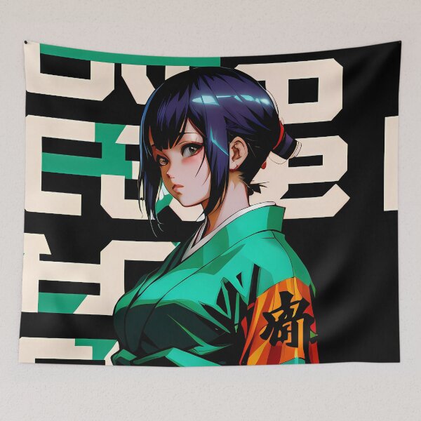 Item preview, "Cute Manga Anime Girl: Japanese Chinese Asian Style" designed and sold by FaciesDeus.