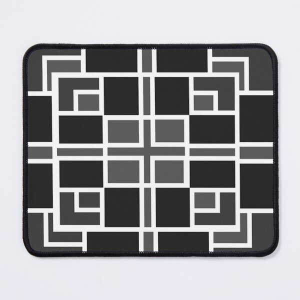 Artikelvorschau, Geometrisches Schwarz-Weiß-Blockmuster entworfen und verkauft von WylderPaddock.