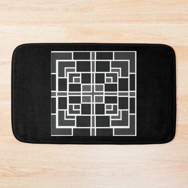 Item preview, Geometric Black and white Block Pattern   designed and sold by WylderPaddock.