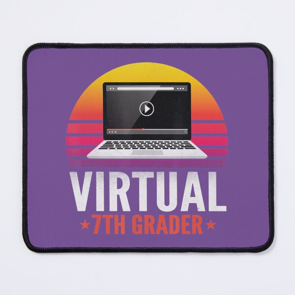 Item preview, Retro Virtual 7th Grader Distance Learning Back to School 	 	 designed and sold by acaribuslet48.