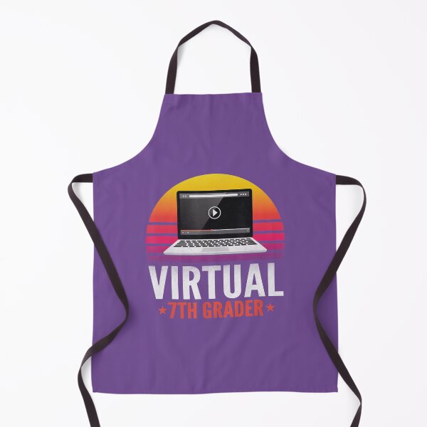 Item preview, Retro Virtual 7th Grader Distance Learning Back to School 	 	 designed and sold by acaribuslet48.