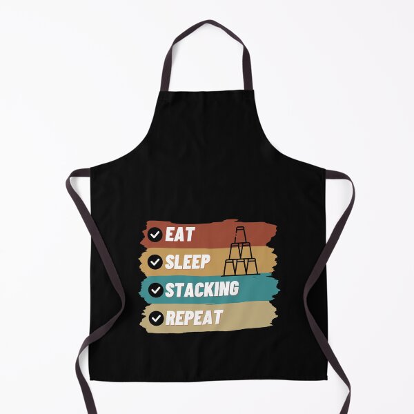 Item preview, Eat Sleep Stacking Repeat Funny  designed and sold by BarDesign.