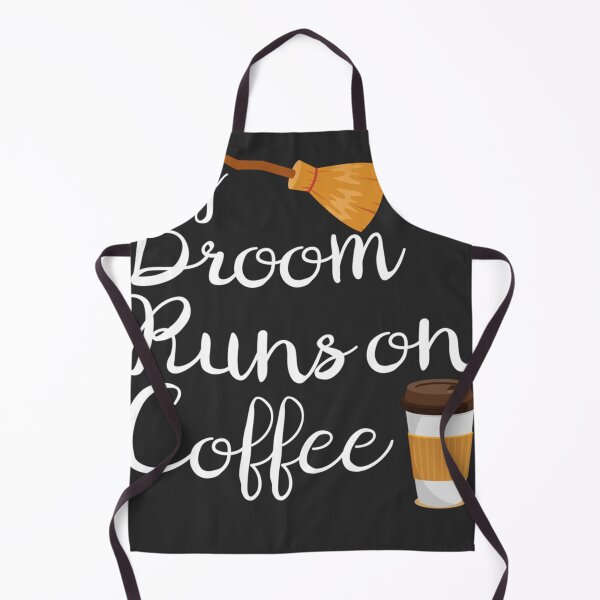 Item preview, Funny Halloween Witch Broom Runs on Coffee Women Costume Mom designed and sold by VernonTurner9.