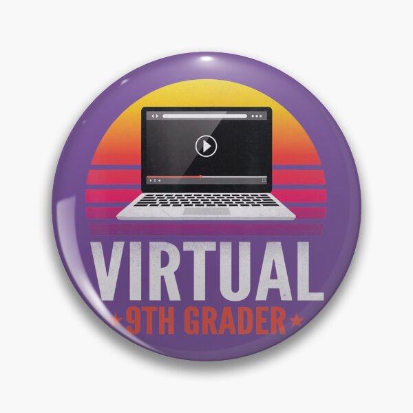 Item preview, Retro Virtual 9th Grader Distance Learning Back to School 	 	 designed and sold by acaribuslet48.