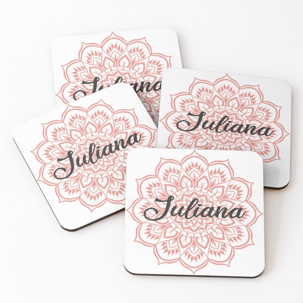 Item preview, Burnt Coral Mandala Personalized Name - Juliana designed and sold by MysticMagpie.