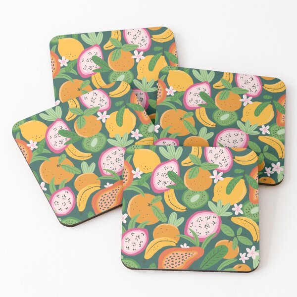 Item preview, Tropical fruit pattern design designed and sold by Alenka Karabanova.