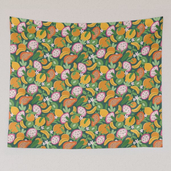 Item preview, Tropical fruit pattern design designed and sold by Alenka Karabanova.