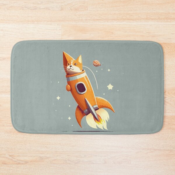 Item preview, Cat Riding a Rocket designed and sold by Amir Faysal.