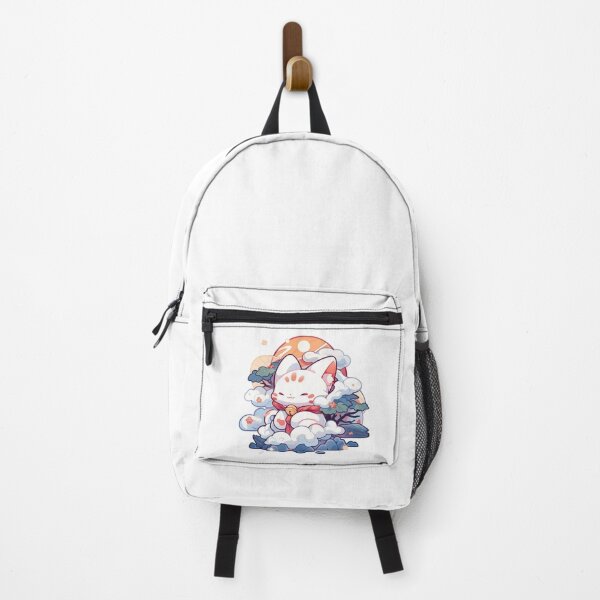 Item preview, Cute Kawaii Wind Manekineko Cat designed and sold by CozyKawaiiArt.