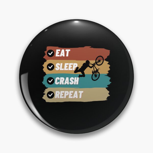 Item preview, Eat Sleep Crash Repeat Funny  designed and sold by BarDesign.