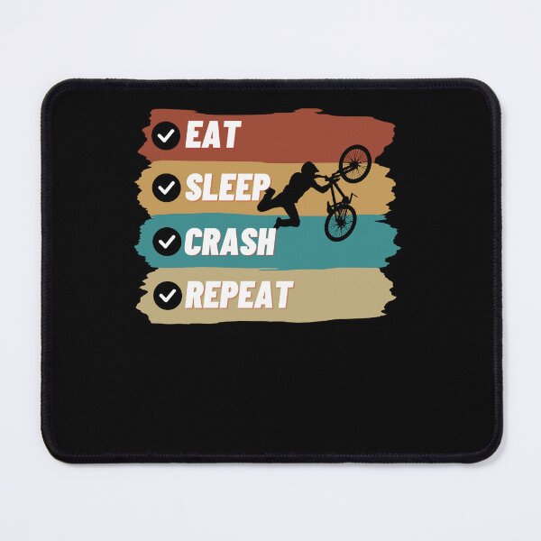 Item preview, Eat Sleep Crash Repeat Funny designed and sold by BarDesign.