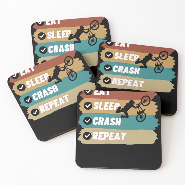 Item preview, Eat Sleep Crash Repeat Funny  designed and sold by BarDesign.