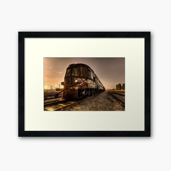 End Of The Line Framed Art Print