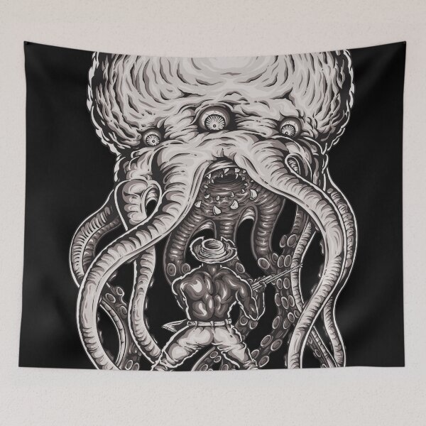 Item preview, Alien - Black and White designed and sold by RogueDroid.