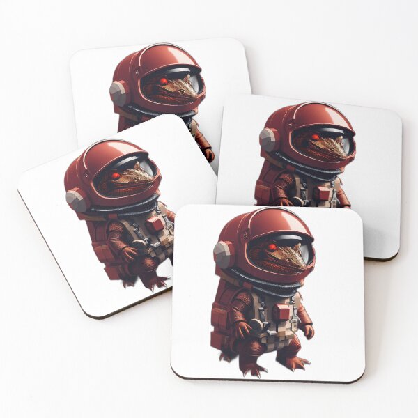 Item preview, Futuristic Dinosaur Print - Astronaut in Space Suit designed and sold by PixelSpectrum.