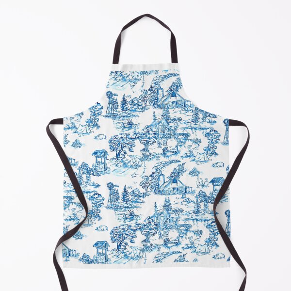 Item preview, country scenery toile de jouy designed and sold by letsgow8th.