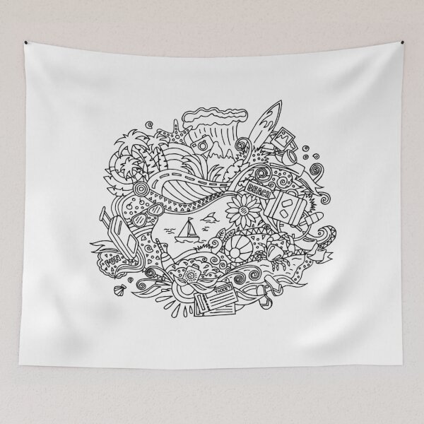 Item preview, Summer  / Coloring pages designed and sold by Albert Buchatskyy.