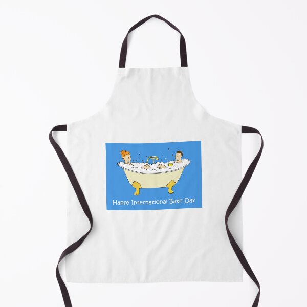Item preview, June 14th International Bath Day Cartoon Couple designed and sold by KateTaylor.