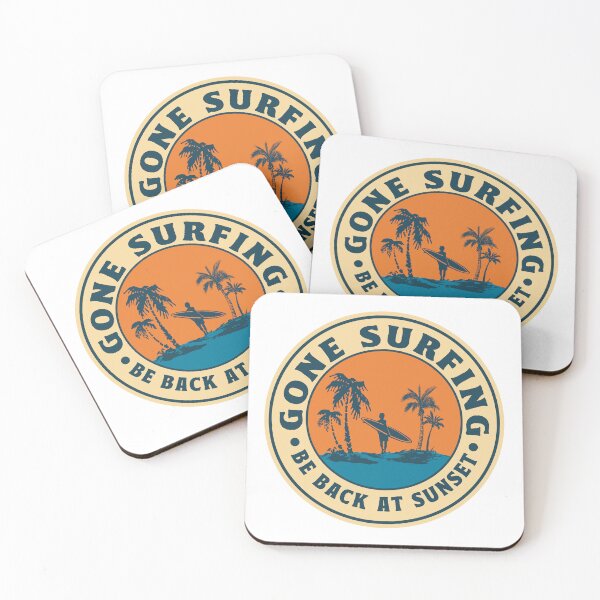 Item preview, Gone Surfing Be Back Sunset designed and sold by TonySpencer.