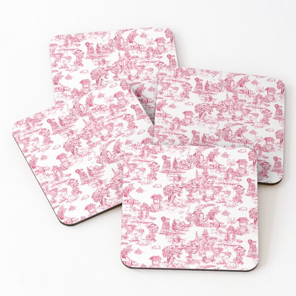 Item preview, country scenery toile de jouy designed and sold by letsgow8th.