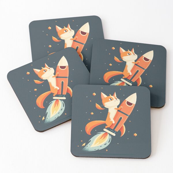 Item preview, Cat Riding a Rocket designed and sold by Amir Faysal.