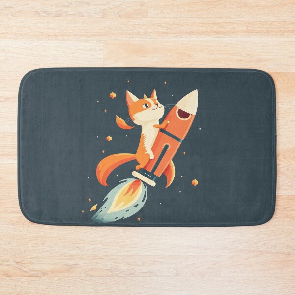 Item preview, Cat Riding a Rocket designed and sold by Amir Faysal.
