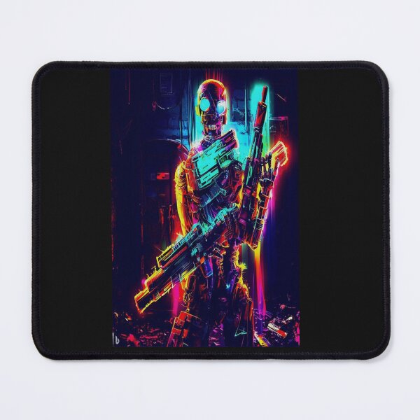 Item preview, Neon Rebellion: WZ02..xc Cyborg designed and sold by BadzioCompany.