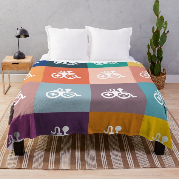 Game Accessibility Information Symbol Throw Blanket