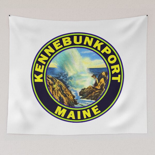 Item preview, KENNEBUNKPORT MAINE SPOUTING ROCK BEACH VINTAGE designed and sold by DESTINATIONS DECAL.
