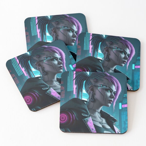 Item preview, Girl in style cyberpunk. Exposition number 1 designed and sold by Vegan-Cult.
