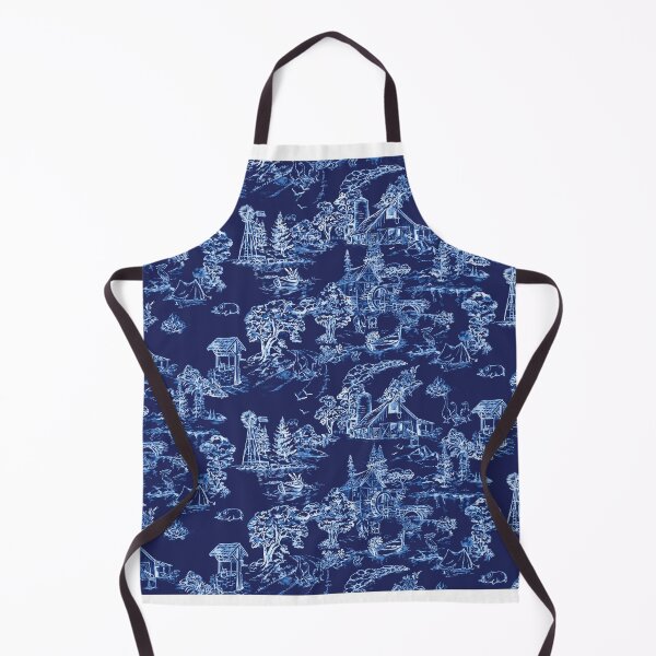 Item preview, country scenery toile de jouy designed and sold by letsgow8th.