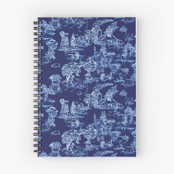 Item preview, country scenery toile de jouy designed and sold by letsgow8th.