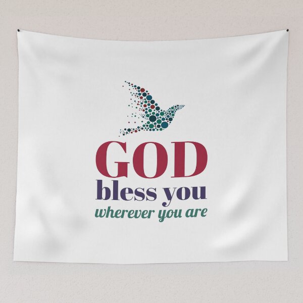 Item preview, God Bless You - On White designed and sold by adam1762.