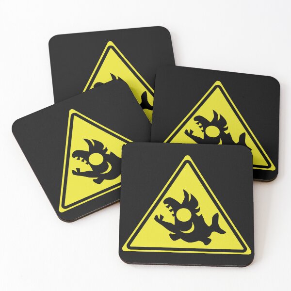 Item preview, Salmon Run Warning Sign designed and sold by galaxydaydreams.