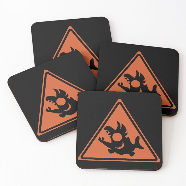 Item preview, Salmon Run Warning Sign designed and sold by galaxydaydreams.